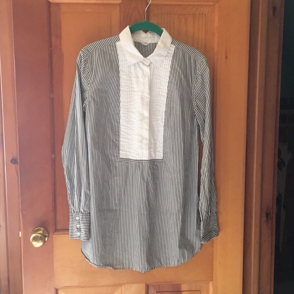 J. Crew Dresses & Skirts - J Crew Tuxedo Shirt Dress